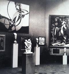 The Salon d'Automne held in Paris at the Grand Palais. Showing a number of works by Section d'Or artists (1912)