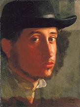 Degas Self-portrait (1857-1858)