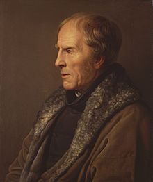 Caspar David Friedrich painted by Carl Johann Baehr (1836)