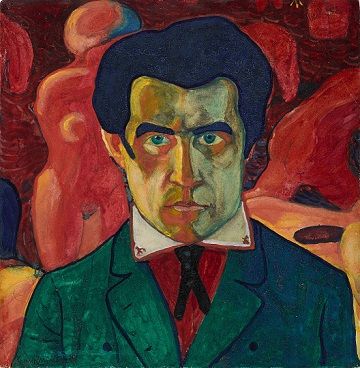 Self-portrait by Kazimir Malevich (c. 1910)