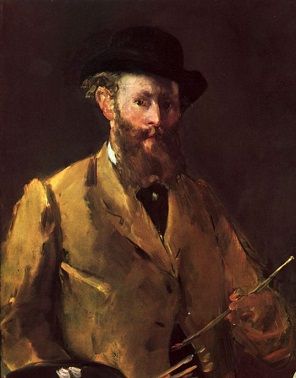 Édouard Manet self-portrait with palette (1879)