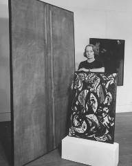 Betty Parsons in her Gallery, 1960