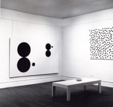 Alexander Liberman installation at the Betty Parsons Gallery, 1960