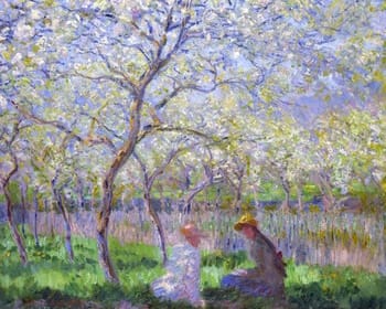 Claude Monet's <i>Le Printemps</i> (1886) is an early example of Impressionism