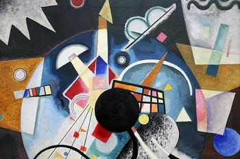 <i>Kandinsky's Un Centro</i> (1924) is an example of the artist's dynamic abstractions