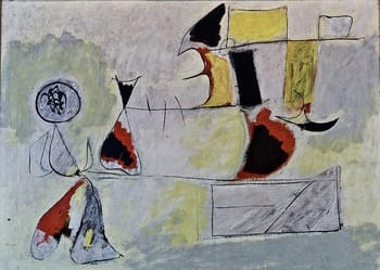 Arshile Gorky used automatic drawing to create Surrealist painting <i>Garden of Wish Fulfilment</i> (1944)