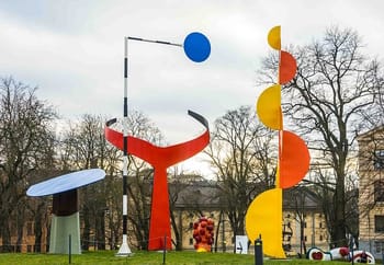 Alexander Calder's <i>The Four Elements</i> (1961) epitomize his large-scale “stabiles”