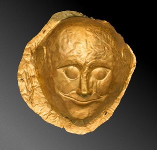 Several funerary masks in gold and metal alloys, presumably created for wealthy and royal Mycenaeans, have been excavated by archaeologists from underground graves.