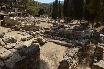 The remains of several great Minoan “palaces,” as they are often referred to, can be seen today on Crete, the most extensive at Knossos.