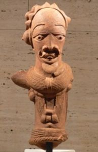 Male Figure (circa 195 BCE-205 CE) from the Nok culture (collection of Kimbell Art Museum, Fort Worth, Texas).