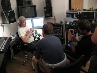 Cory Arcangel being interviewed, 2006