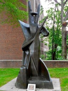 <i>King Solomon</i> (1963) forms part of Penn's University Art Collection, featuring a group of sculptures installed throughout campus.