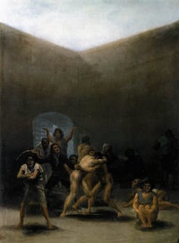 Francisco Goya, <i>Corral de Locos</i> (1794). Francisco Goya was one of many Romantic artists who visited insane asylums and used his observations as inspiration for his paintings.