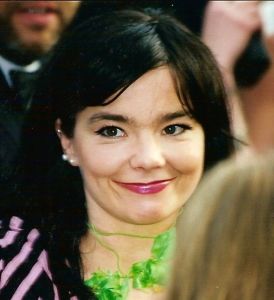 The renowned singer Björk, pictured here at the Cannes Film Festival around the time that she and Barney began dating.