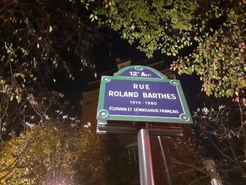 Rue Roland Barthes in the 12<sup>th</sup> Arrondissement of Paris.