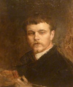 Jules Bastien-Lepage painted his own portrait in 1880.