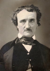 Daguerreotype of poet Edgar Allan Poe from 1848. Baudelaire felt a strong kinship with Poe believing they had shared similar sufferings and hardships and was responsible for translating his works into French.