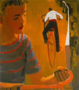 David Park's <i>Kids on Bikes</i> (1950-51), the pioneering work that launched the Movement.
