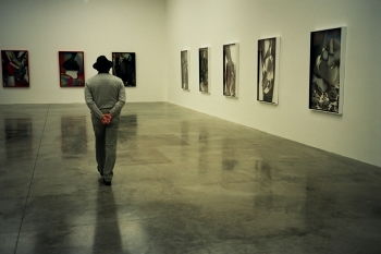 Larry Bell at White Cube Gallery, Bermondsey with <i>Church Studies</i>, 2017 Photo: courtesy of the artist
