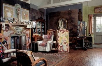 Interior of Charleston house