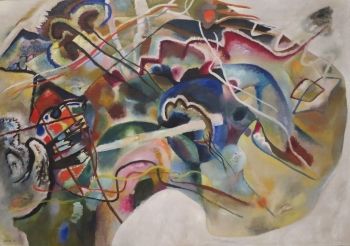 Wassily Kandinsky's <i>Painting with White Border</i> (May 1913)