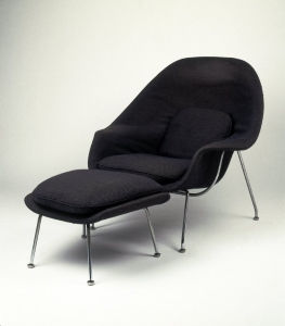 Eero Saarinen's <i>Womb Chair</i> (1947-8) was designed to cradle its occupant.