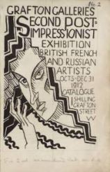 Advertisement for the 1912 exhibition at the Grafton Gallery
