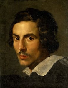 A 1623 self-portrait of Borromini's erstwhile colleague, and fellow Baroque pioneer, Gianlorenzo Bernini.