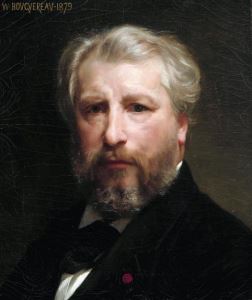 William-Adolphe Bouguereau, <i>Self-Portrait</i> (1879). Interestingly, the artist's ears and nose are noticeably smaller than in contemporary photographs.