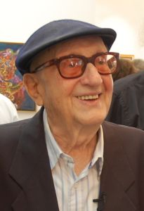 Jewish-Australian artist Yosl Bergner (pictured here in 2010) was an important friend of Boyd's, who introduced the young artist to the writings of Dostoyevsky and Kafka.