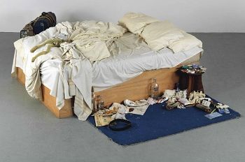 Tracey Emin, <i>My Bed</i> (1997). Gregor Muir, author of <i>The Rise and Fall of Young British Art</i>, said of the 1997 Sensation exhibition: “For better or for worse, 'Sensation' put British art on the map [...] Everyone from cab drivers to politicians was talking about a group of young artists. It felt like an opening up of art. Suddenly it wasn't elitist.”