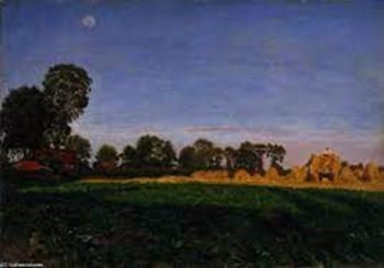 <i>Carrying Corn</i> (1854). Art historian John Rothenstein saw Brown's painting as a harbinger of “the realist impulse” that was soon to transform nineteenth century European art.