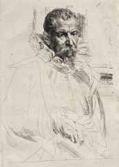 Anthony van Dyck's portrait of Pieter Brueghel the Younger (1628-32)