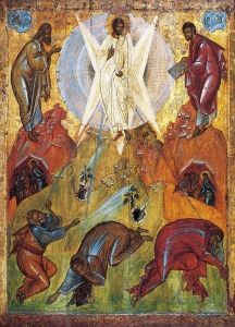 جمع Theophanes The Greek's <i> The Savior's Transfiguration </i> (1406) بين الاستخدام الدراماتيكي للتكوين الهندسي وتباين الألوان القوي مما جعله رسام أيقونات رائد ومبتكر.