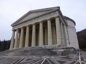 <i>Tempio Canoviano - Possagno, Italy</i>. Parish church in Possagno designed by Canova and completed in 1830, after his death. It houses the artist's remains.