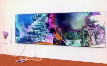 Wolf Vostell's <i>Goethe Heute</i> (1967) is an example of his decollage process.
