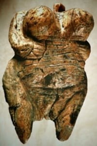 The <i>Venus of Hohle Fels</i> is a portable object from the Paleolithic period. Carved from the ivory of a mammoth tusk, it was discovered in Germany and is believed to be almost 40,000 years old.