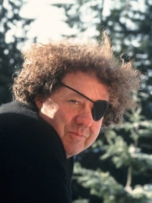 Chihuly pictured in 1992 at the Pilchuck Glass School, which he helped to found.