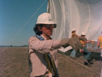 Christo working in the field