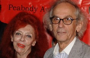 Christo and Jeanne-Claude at the 68th Annual Peabody Awards Luncheon in 2009, shortly before Jeanne-Claude's passing.