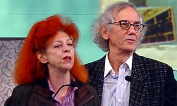 Christo and Jean-Claude were honorees at the 2005 Ellis Island Heritage Awards.
