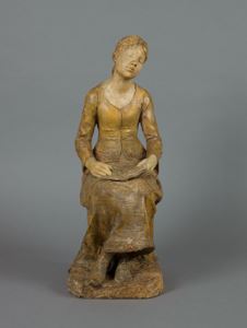 <i>Camille Claudel lisant</i> (also known as <i>Jeune fille lisant</i>) (1879-1882) is a depiction of Claudel by Boucher