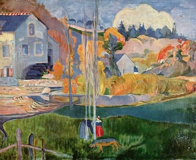 Paul Gauguin's <i>Watermill in Pont-Aven</i> (1894)