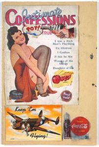 Eduardo Paolozzi's collage <i>I was a Rich Man's Plaything</i> (1947) is considered the first Pop Art work.