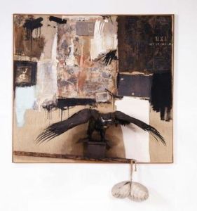 With its taxidermied eagle, as if emerging from the painting, Robert Rauschenberg's <i>Canyon</i> (1959) exemplifies the evolution of three-dimensional collage into what art critic Roberta Smith called a “multimedia hybrid.”