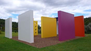 Hélio Oiticica's installation at the Inhotim Institute in Brumadinho, Brazil