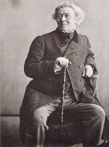 An older Corot, captured by the renowned photographer Nadar. Despite his somewhat conservative training, Corot experimented with the emerging technology of photography in his later years.