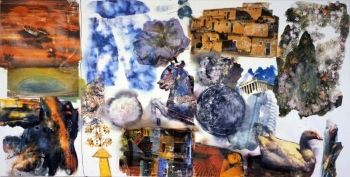 Robert Rauschenberg's <i>Interscape Mirage (2000)</i> - Stage set designed for Merce Cunningham's <i>Interscape</i>. Cunningham, along with Cage and Rauschenberg, pioneered a queer visual vocabulary in the middle of the 20<sup>th</sup> century.