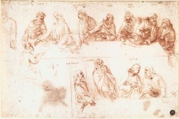 Study for The Last Supper (1494-1495)