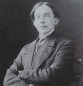 Paul Éluard (c. 1911). Gala's chronic lung troubles led her a Swiss sanatorium where she fell in love for the first time: “forever afterwards the Alps exerted an erotic magnetism over her”, wrote McGirk.